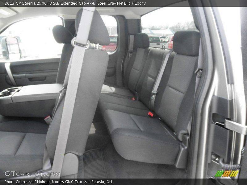 Steel Gray Metallic / Ebony 2013 GMC Sierra 2500HD SLE Extended Cab 4x4