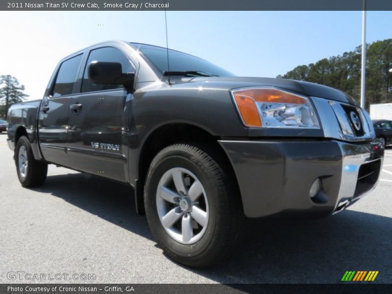 Smoke Gray / Charcoal 2011 Nissan Titan SV Crew Cab