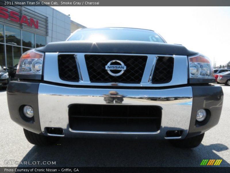 Smoke Gray / Charcoal 2011 Nissan Titan SV Crew Cab
