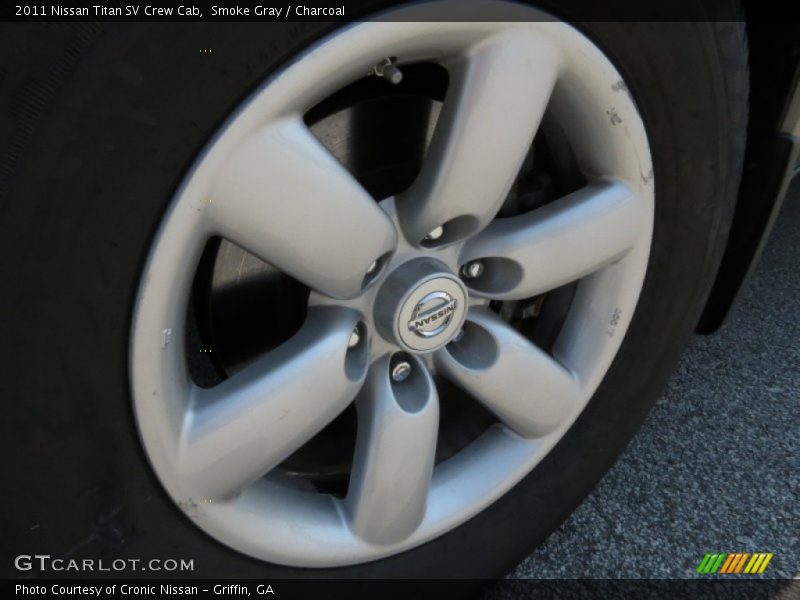 Smoke Gray / Charcoal 2011 Nissan Titan SV Crew Cab