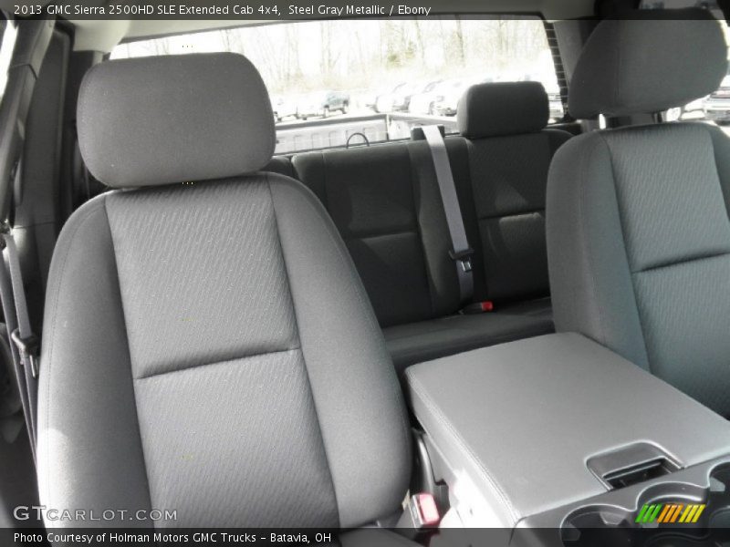 Steel Gray Metallic / Ebony 2013 GMC Sierra 2500HD SLE Extended Cab 4x4