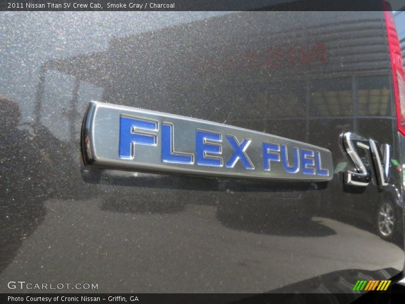 Smoke Gray / Charcoal 2011 Nissan Titan SV Crew Cab