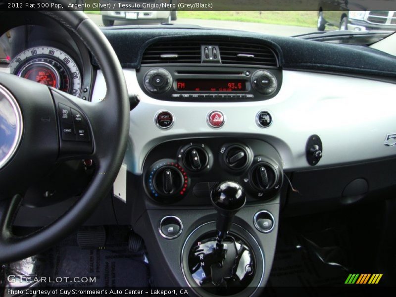 Argento (Silver) / Tessuto Grigio/Nero (Grey/Black) 2012 Fiat 500 Pop