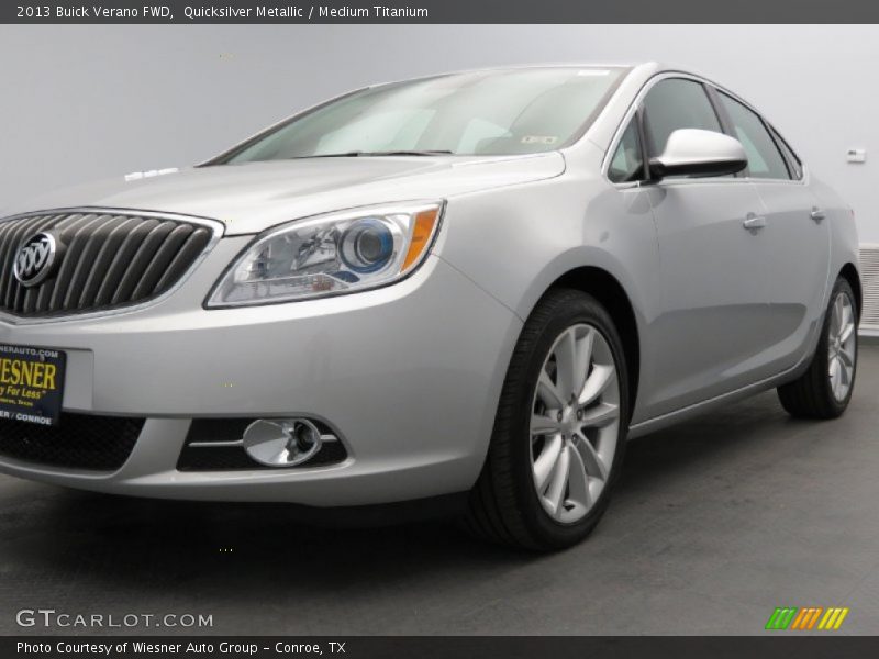 Quicksilver Metallic / Medium Titanium 2013 Buick Verano FWD