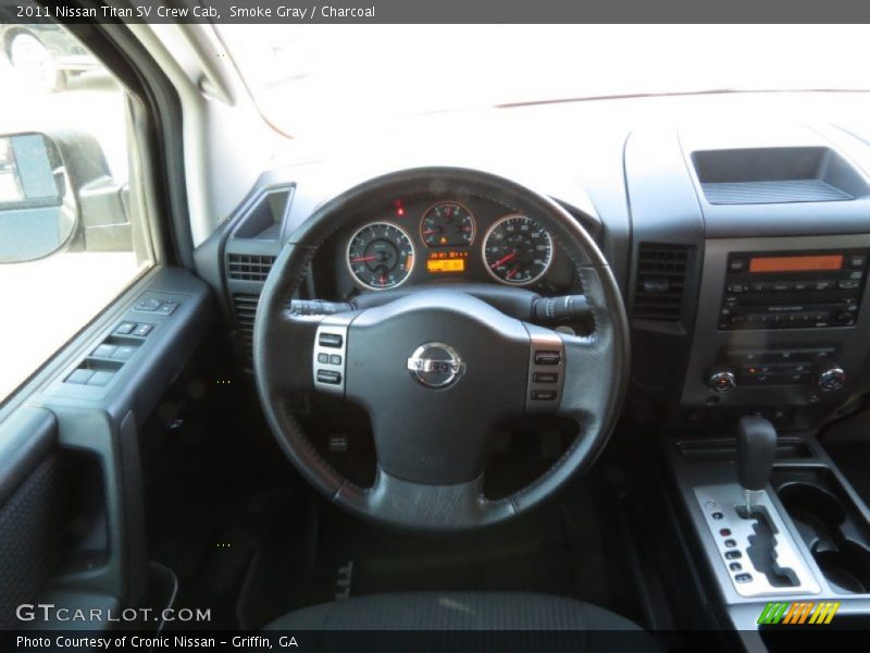 Smoke Gray / Charcoal 2011 Nissan Titan SV Crew Cab