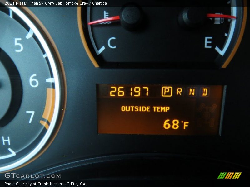 Smoke Gray / Charcoal 2011 Nissan Titan SV Crew Cab