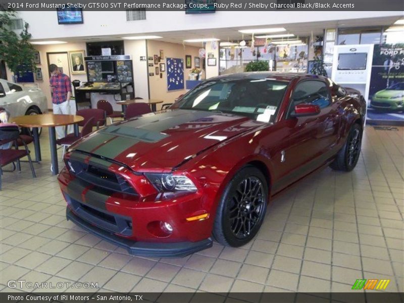 Ruby Red / Shelby Charcoal Black/Black Accents 2014 Ford Mustang Shelby GT500 SVT Performance Package Coupe