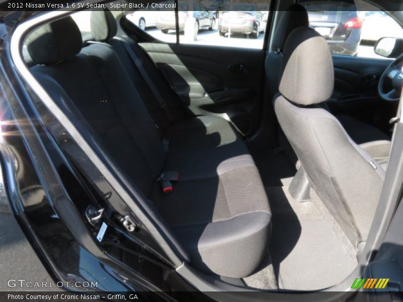 Super Black / Charcoal 2012 Nissan Versa 1.6 SV Sedan