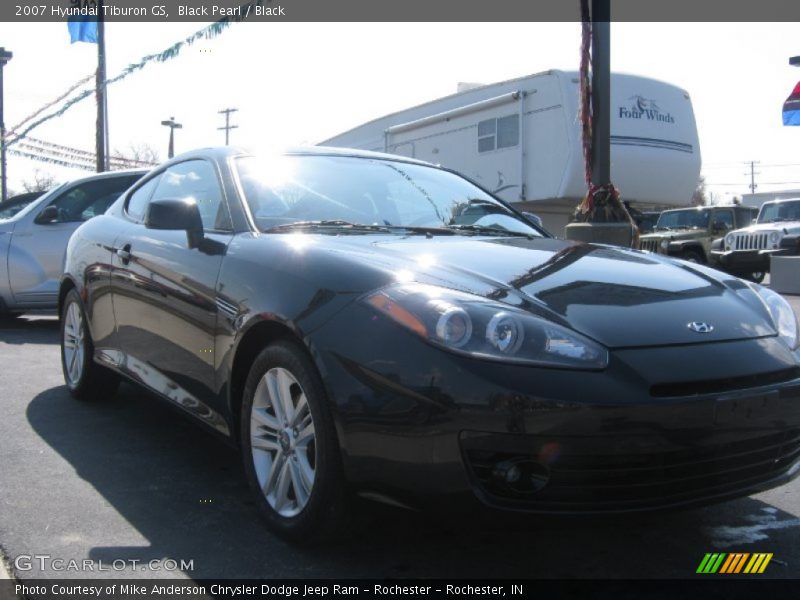 Black Pearl / Black 2007 Hyundai Tiburon GS
