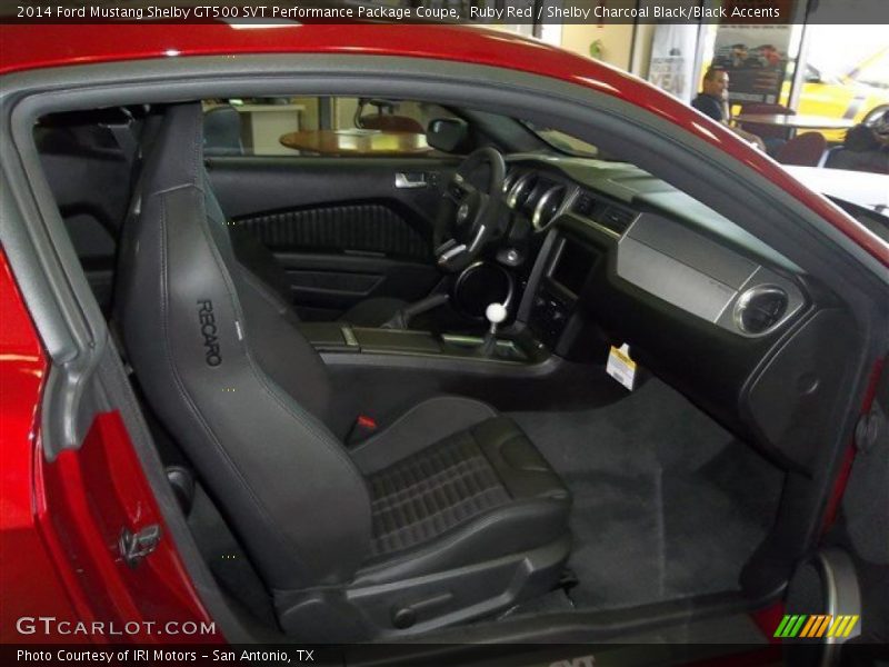  2014 Mustang Shelby GT500 SVT Performance Package Coupe Shelby Charcoal Black/Black Accents Interior