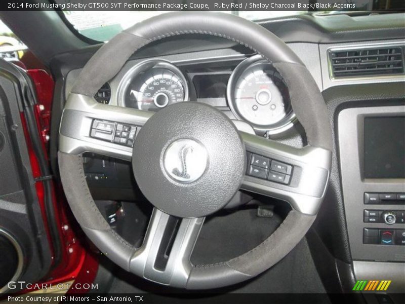  2014 Mustang Shelby GT500 SVT Performance Package Coupe Steering Wheel