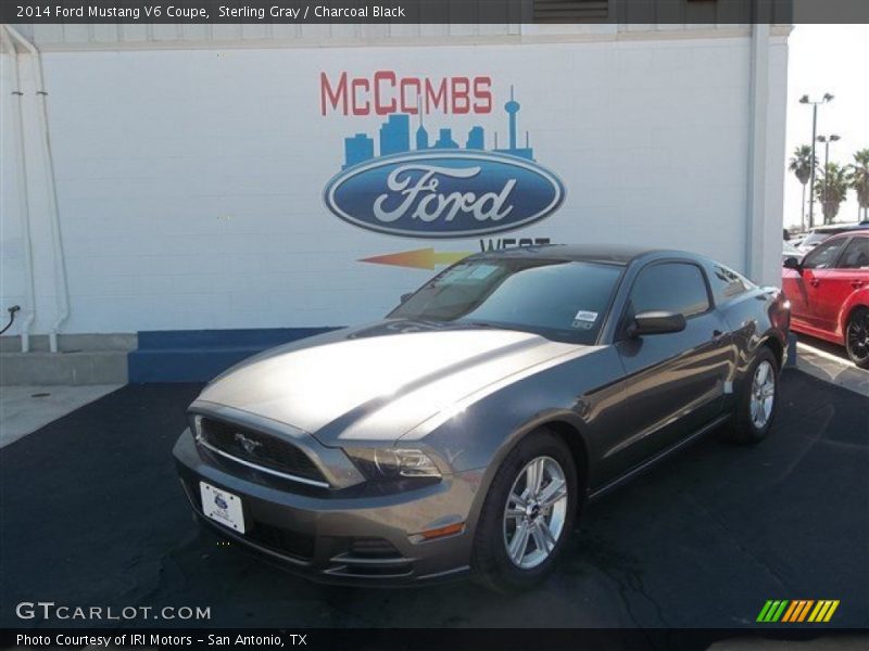 Sterling Gray / Charcoal Black 2014 Ford Mustang V6 Coupe