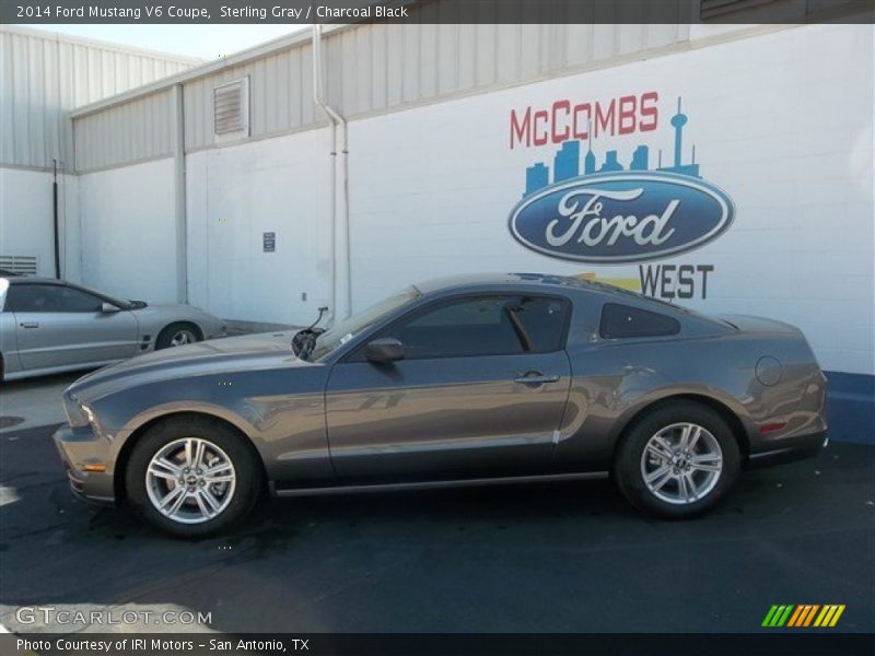 Sterling Gray / Charcoal Black 2014 Ford Mustang V6 Coupe