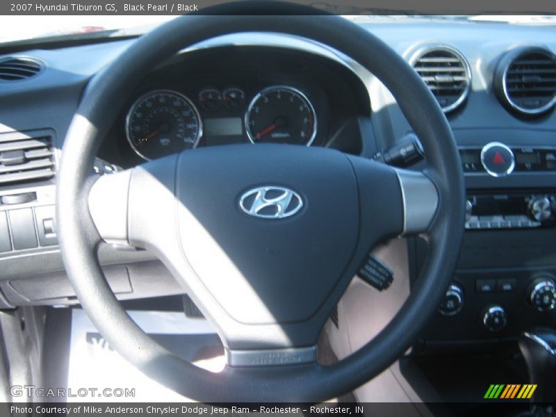 Black Pearl / Black 2007 Hyundai Tiburon GS