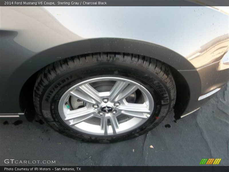Sterling Gray / Charcoal Black 2014 Ford Mustang V6 Coupe