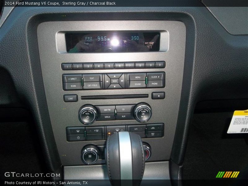 Sterling Gray / Charcoal Black 2014 Ford Mustang V6 Coupe