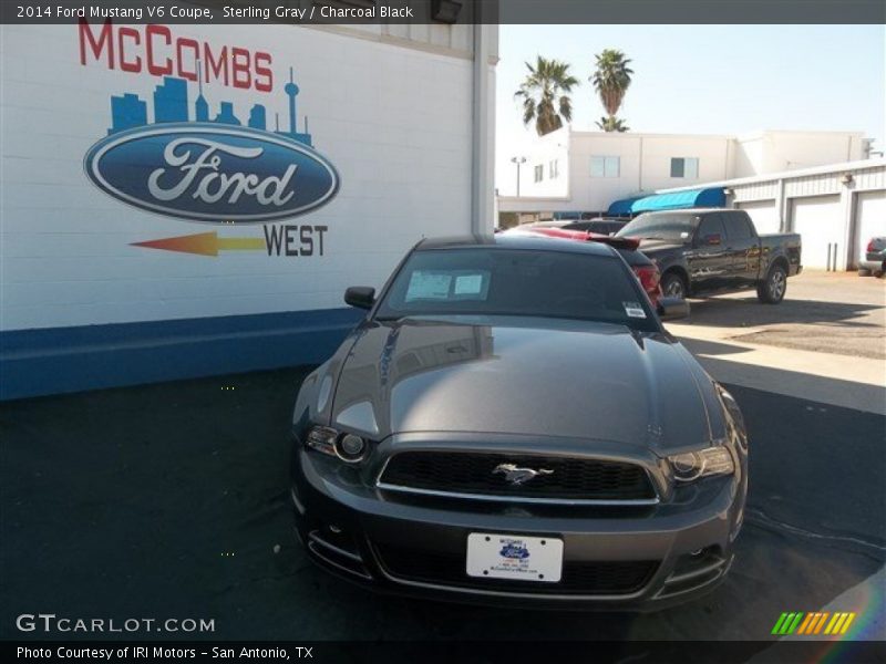 Sterling Gray / Charcoal Black 2014 Ford Mustang V6 Coupe