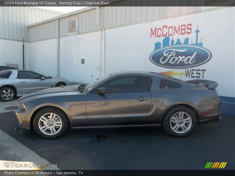 Sterling Gray / Charcoal Black 2014 Ford Mustang V6 Coupe