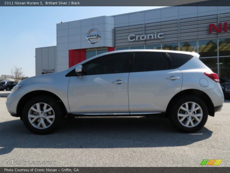 Brilliant Silver / Black 2011 Nissan Murano S
