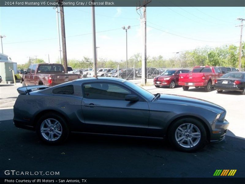 Sterling Gray / Charcoal Black 2014 Ford Mustang V6 Coupe