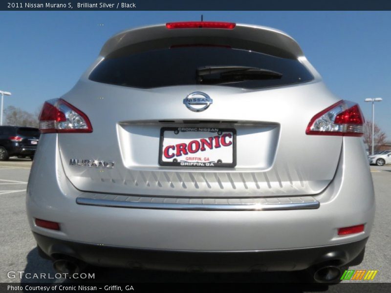 Brilliant Silver / Black 2011 Nissan Murano S