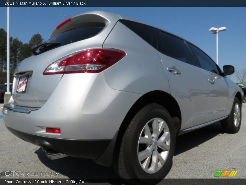 Brilliant Silver / Black 2011 Nissan Murano S