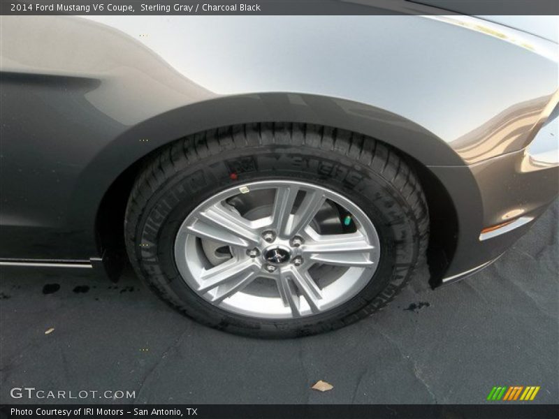 Sterling Gray / Charcoal Black 2014 Ford Mustang V6 Coupe