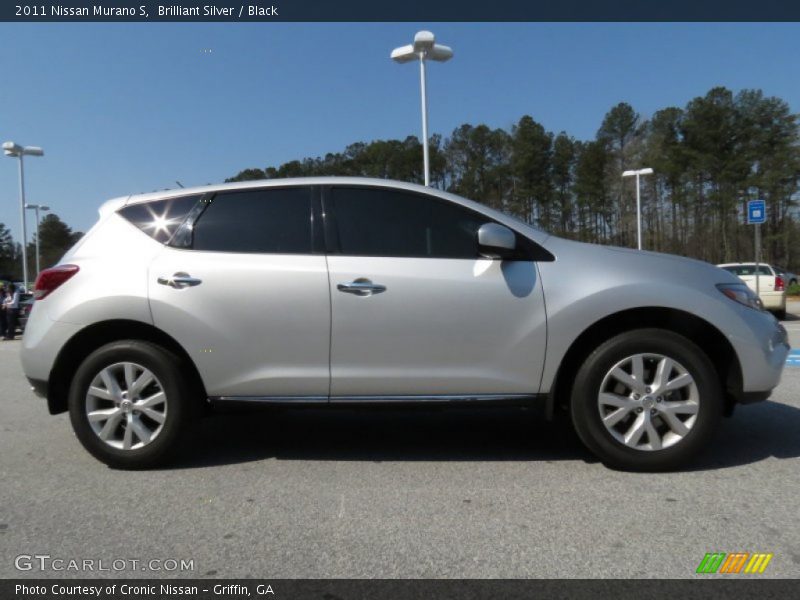 Brilliant Silver / Black 2011 Nissan Murano S
