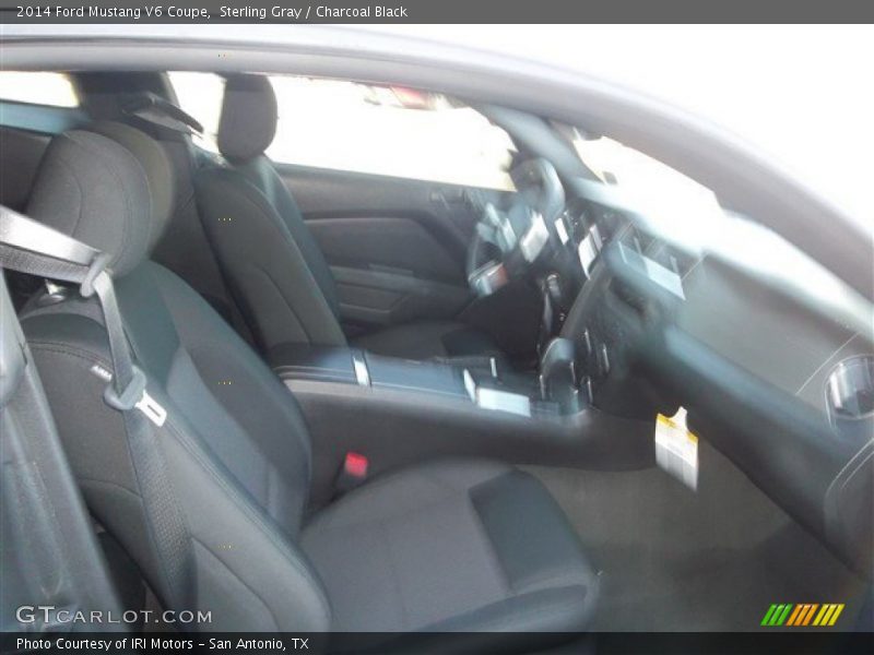 Sterling Gray / Charcoal Black 2014 Ford Mustang V6 Coupe