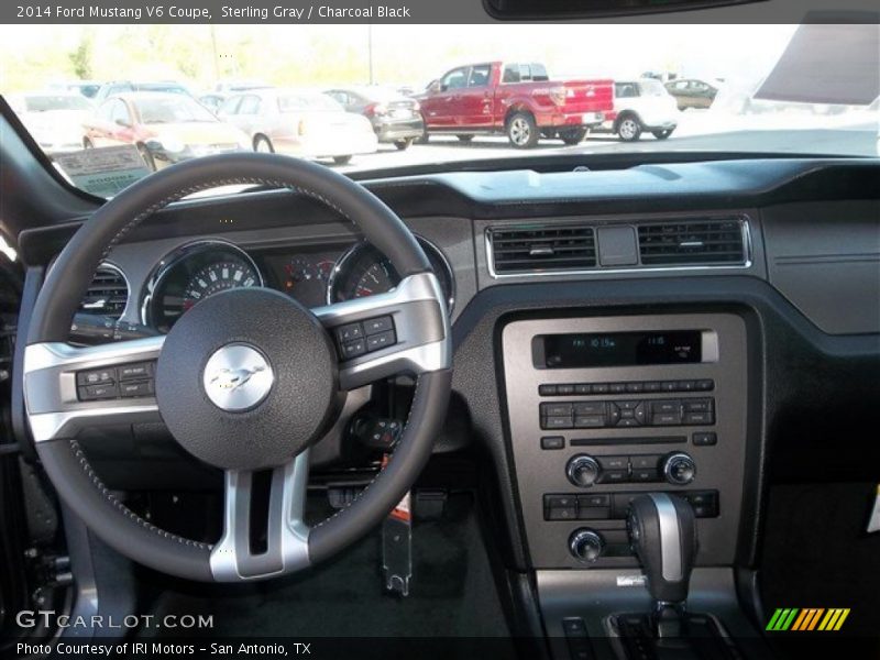 Sterling Gray / Charcoal Black 2014 Ford Mustang V6 Coupe