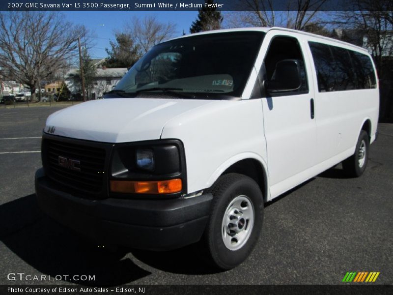 Summit White / Medium Pewter 2007 GMC Savana Van LS 3500 Passenger