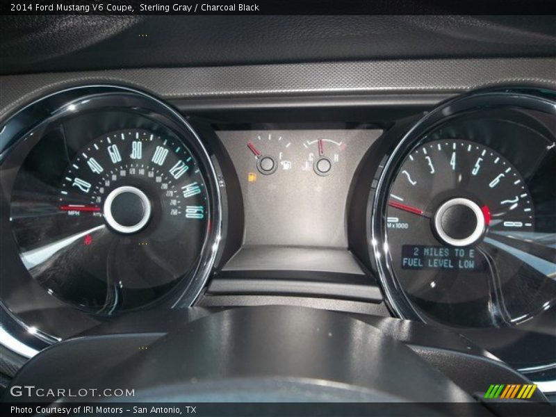 Sterling Gray / Charcoal Black 2014 Ford Mustang V6 Coupe