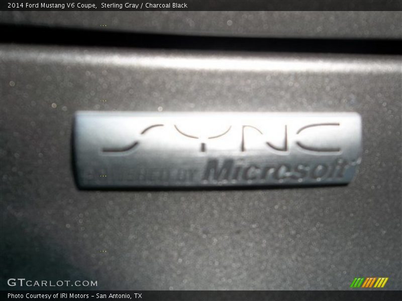 Sterling Gray / Charcoal Black 2014 Ford Mustang V6 Coupe