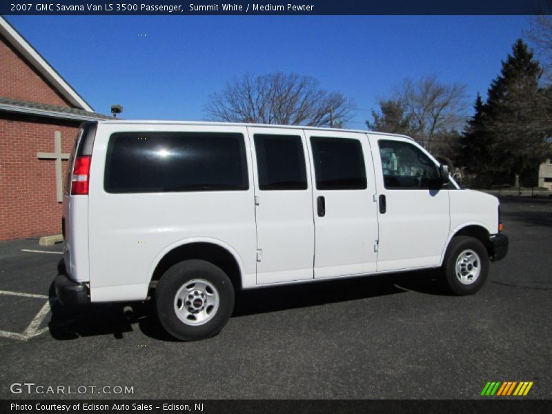 Summit White / Medium Pewter 2007 GMC Savana Van LS 3500 Passenger