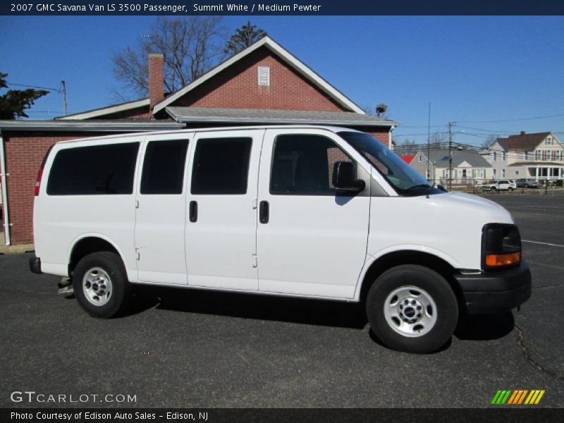 Summit White / Medium Pewter 2007 GMC Savana Van LS 3500 Passenger