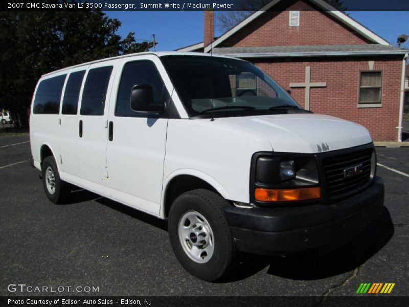 Summit White / Medium Pewter 2007 GMC Savana Van LS 3500 Passenger