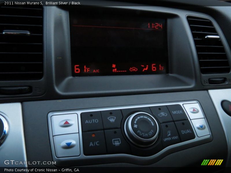 Brilliant Silver / Black 2011 Nissan Murano S