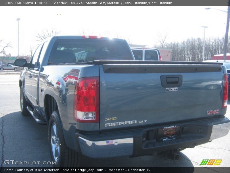 Stealth Gray Metallic / Dark Titanium/Light Titanium 2009 GMC Sierra 1500 SLT Extended Cab 4x4
