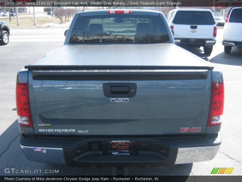 Stealth Gray Metallic / Dark Titanium/Light Titanium 2009 GMC Sierra 1500 SLT Extended Cab 4x4