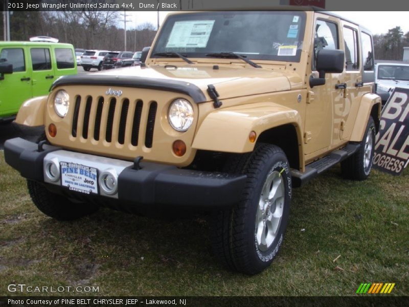 Dune / Black 2013 Jeep Wrangler Unlimited Sahara 4x4