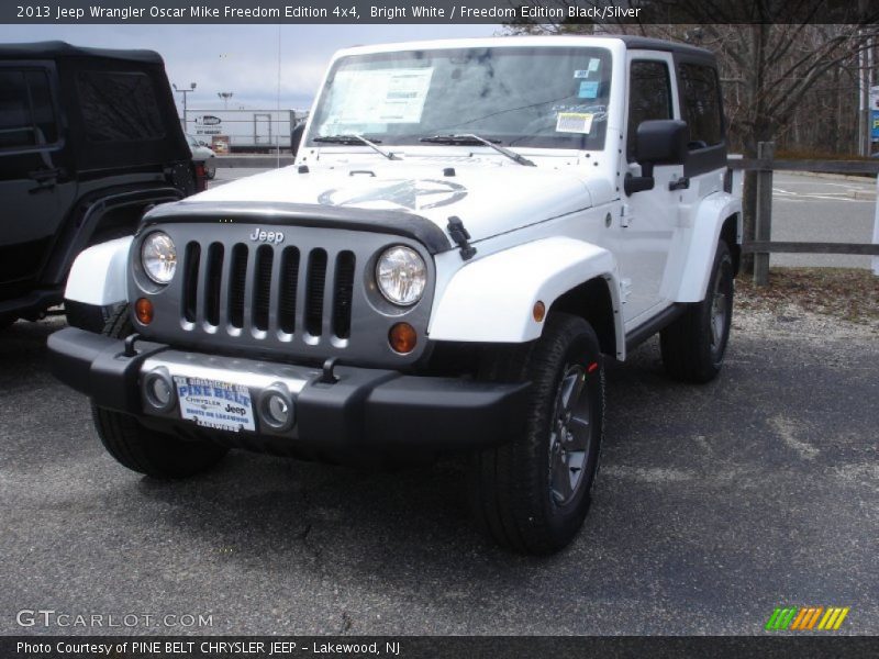 Bright White / Freedom Edition Black/Silver 2013 Jeep Wrangler Oscar Mike Freedom Edition 4x4