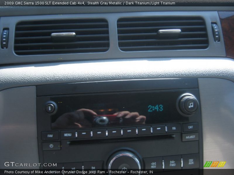 Stealth Gray Metallic / Dark Titanium/Light Titanium 2009 GMC Sierra 1500 SLT Extended Cab 4x4