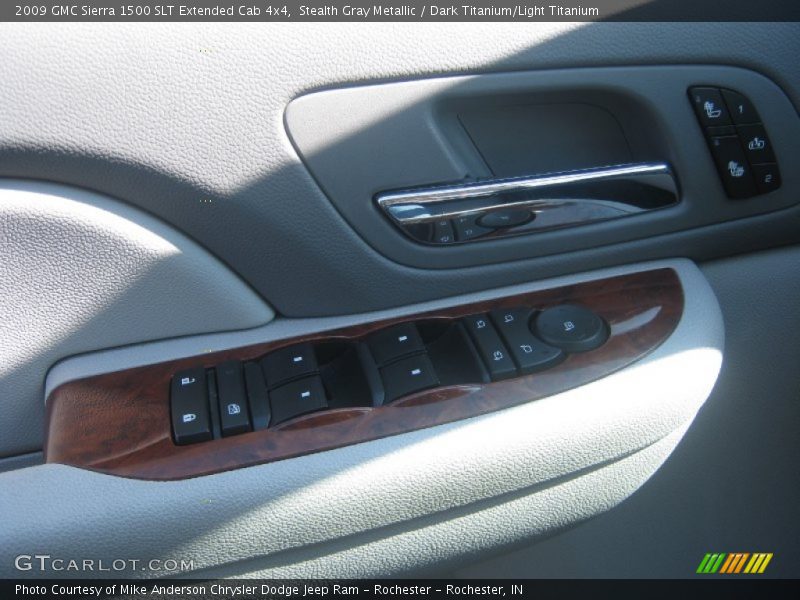 Stealth Gray Metallic / Dark Titanium/Light Titanium 2009 GMC Sierra 1500 SLT Extended Cab 4x4