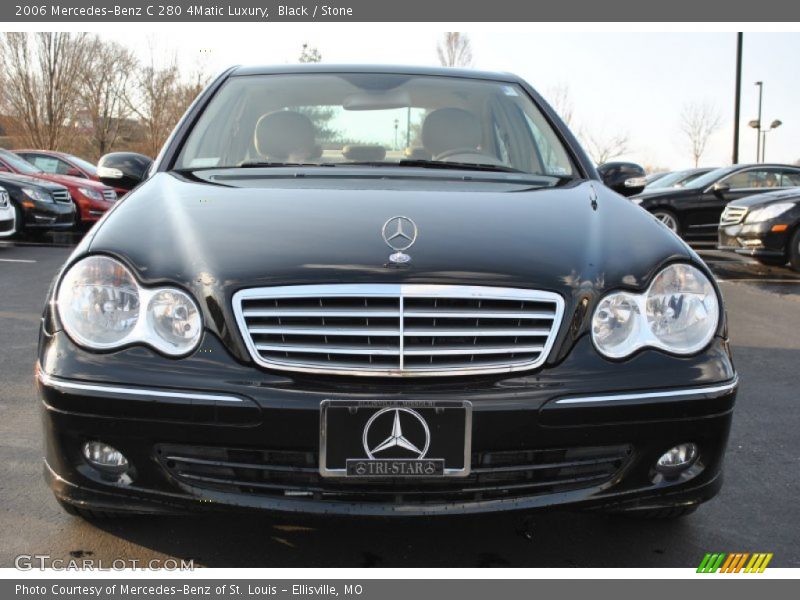 Black / Stone 2006 Mercedes-Benz C 280 4Matic Luxury