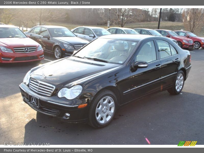 Black / Stone 2006 Mercedes-Benz C 280 4Matic Luxury