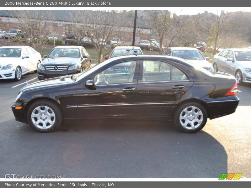 Black / Stone 2006 Mercedes-Benz C 280 4Matic Luxury