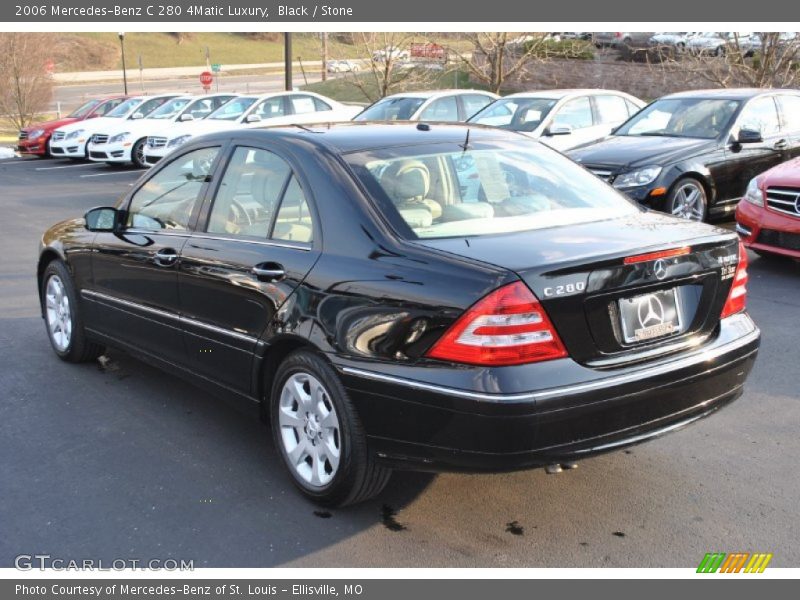 Black / Stone 2006 Mercedes-Benz C 280 4Matic Luxury