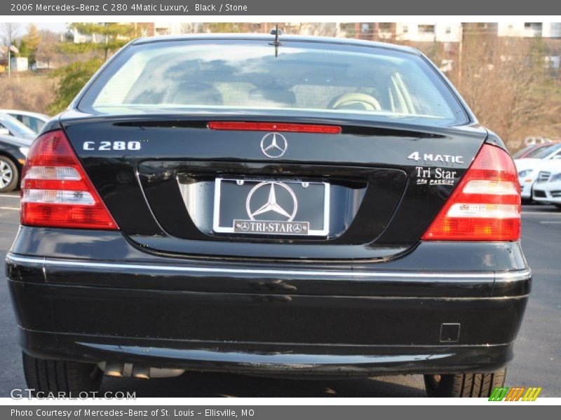 Black / Stone 2006 Mercedes-Benz C 280 4Matic Luxury