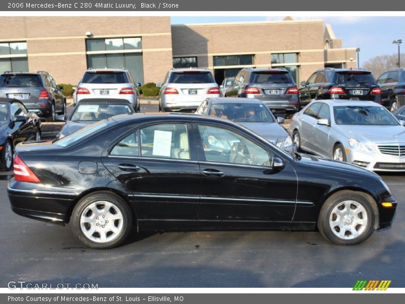 Black / Stone 2006 Mercedes-Benz C 280 4Matic Luxury