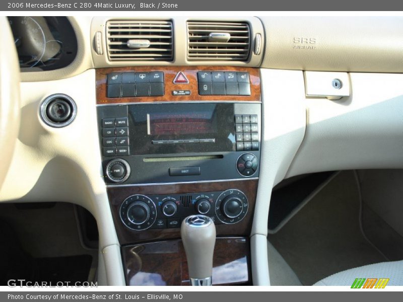 Black / Stone 2006 Mercedes-Benz C 280 4Matic Luxury